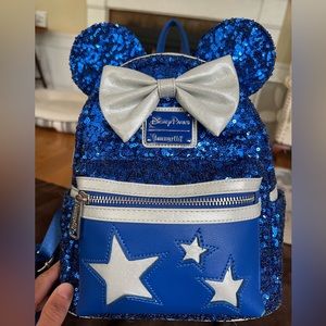 Disney Loungefly Mickey sequin backpack